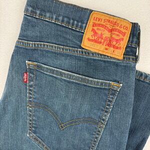 Levis 541 Athletic Taper Jeans Mens 36x30 Medium Wash Blue Stretch 18181-0017